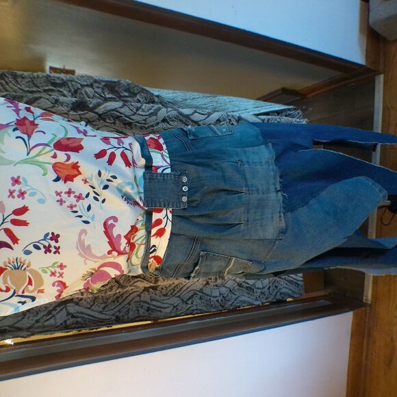 Upcycled  Dress, Jeans, - Picture 4 of 4